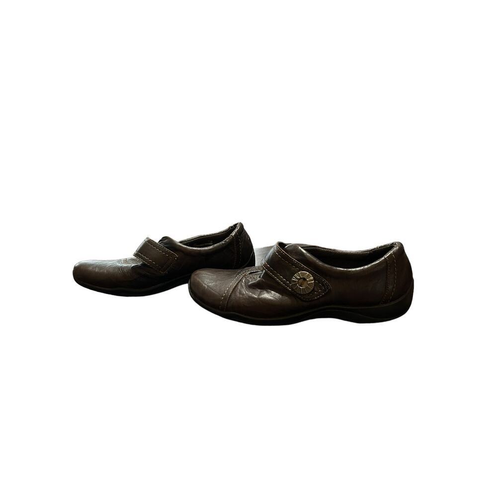 Clark's Artisan Loafers Women's 9M Shoes Brown Leather Comfort Slip Ons - Picture 4 of 10